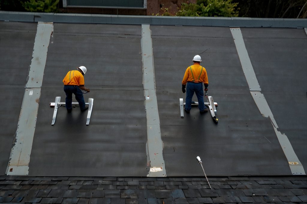 commercial roofing example