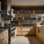 a newly-built wood kitchen cabinets