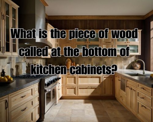 a newly-built wood kitchen cabinets