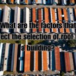 different commercial roofings