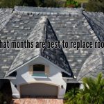 a house with newly replace roof