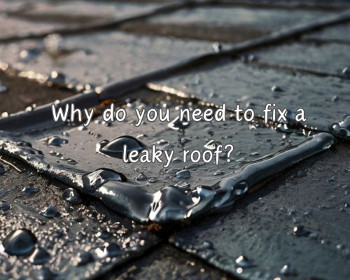 a leaky roof in need to be fixed