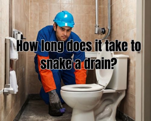 a plumber working on a toilet problem