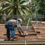 a roofer replacing a roof of a home in Florida