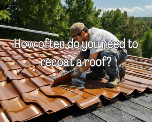a schedule roof recoating