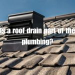 a vent and pipes on roof