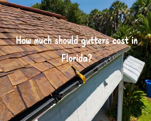 an open guttering in a home in Florida