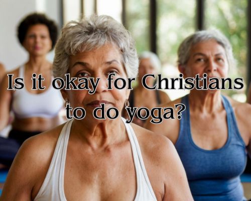 Christian people doing yoga