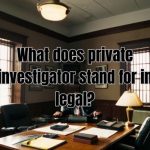 a PI in the legal office