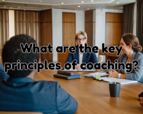 coaches discussion on the coaching principles