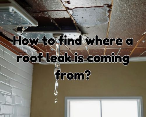 a ceiling leakage
