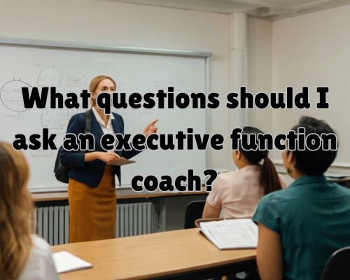 a lecture session of executive coaching