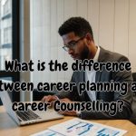 a professional doing a career planning in his office