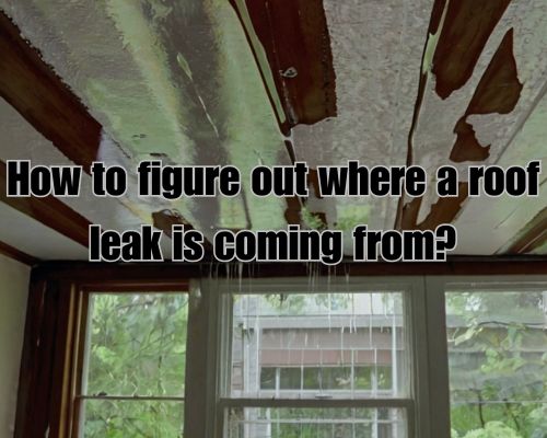 a roof with unidentified leakage