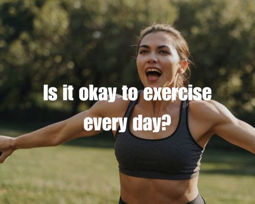 woman doing daily exercise outdoor