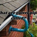 a gutter pipe of a home