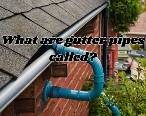 a gutter pipe of a home