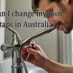 homeowner replacing his home tap