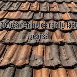 a 30 year old roof shingle
