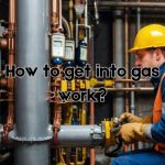 a gas worker doing plumbing