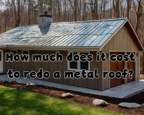 a home undergone a roof redo