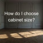 an empty area of a home where cabinets be installed