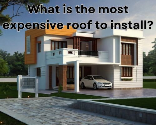 a home with concrete roofing