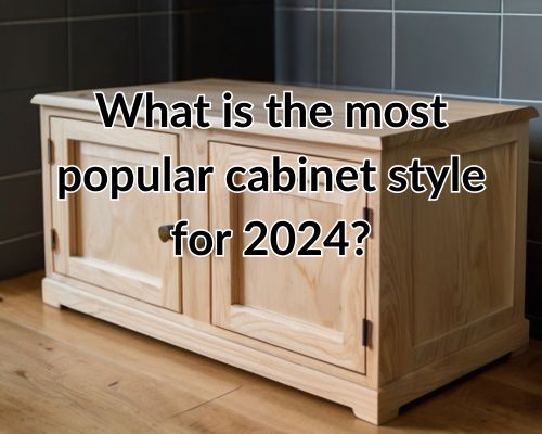 a modern shaker cabinet