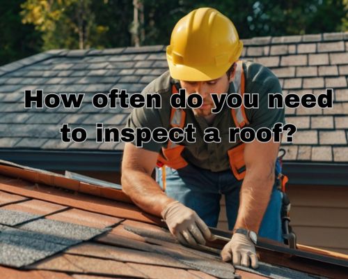 a random inspection of a roof