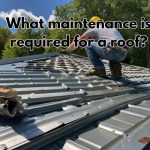 a roofing under maintenance