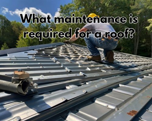 a roofing under maintenance