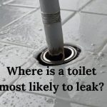 a toilet pipe leakage