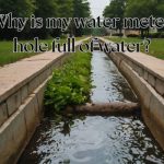 water flowing on drainage