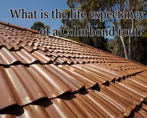 a good condition colorbond roofing