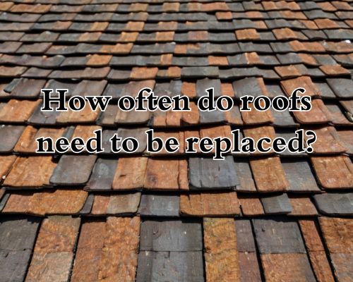 a shingled roof in need of replacement