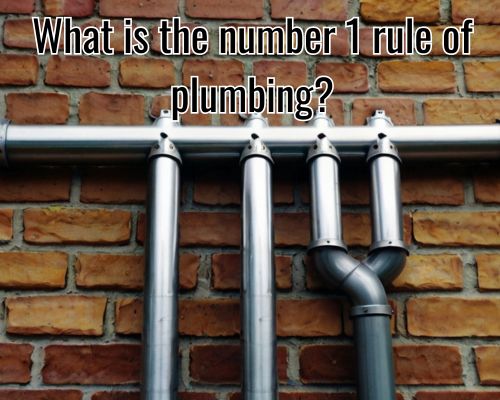 a good plumbing figure