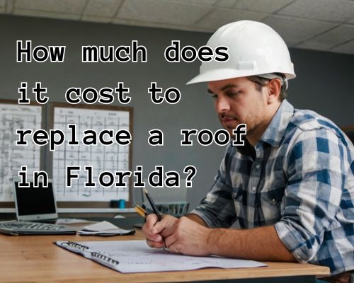 a roofer doing costing