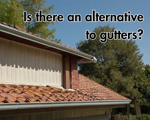 a two-roofing with gutters
