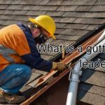 a gutter installation work