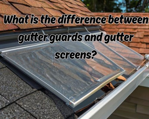 a gutter screen