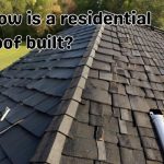 a residential roofing installed