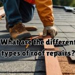 a roof repair job
