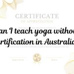 a yoga certification