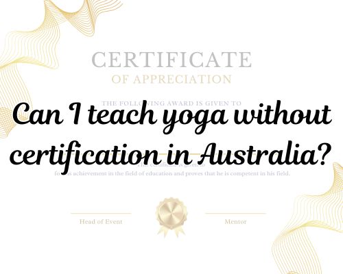 a yoga certification