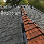 A leafguard keeps the roof gutters clean.