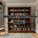 Library shelf built with precision.