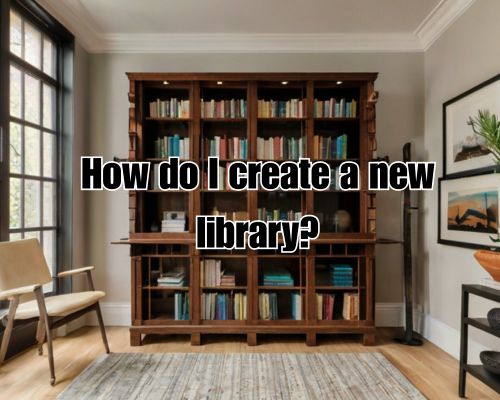 Library shelf built with precision.