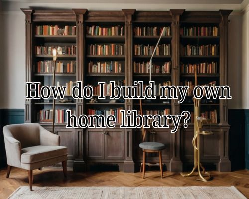 a home library built