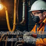 a plumber in mining working carefully while wearing his complete PPE