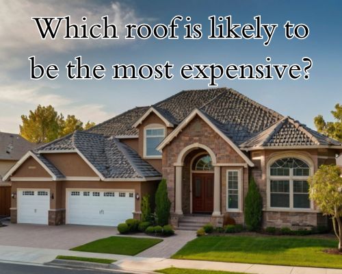 an expensive roofing installed